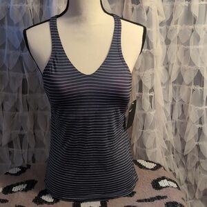 Nike Striped Racerback Tank Top